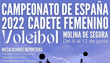Todo listo en Molina de Segura para que arranque el Campeonato de España Cadete Femenino