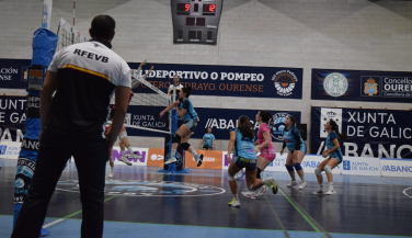 El Aceites Abril Voleyourense cae ante Madrid Chamberí en su estreno en casa