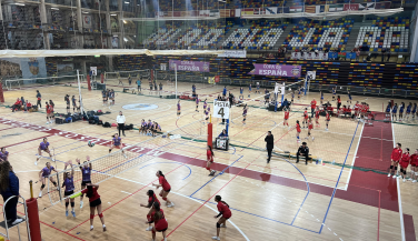 Ilusión y mucho voleibol en el primer día de la Copa de España en Guadalajara