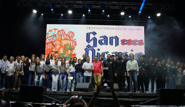 El UC3M Voleibol Leganés da el pregón de las Fiestas de San Nicasio