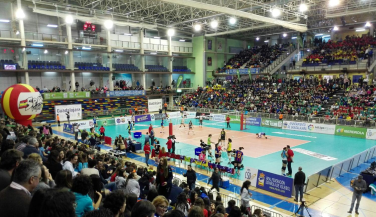 Así fue el montaje de la pista del All Star Iberdrola. 