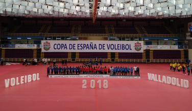 Valladolid cierra con gran éxito la Copa de España de Voleibol de categoría cadete y juvenil