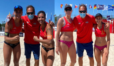 Las parejas españolas superan a Estonia y buscarán la plaza directa a semifinales. 