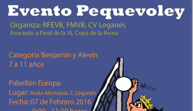 Leganés vibrará este domingo con un Evento Pequevoley inolvidable