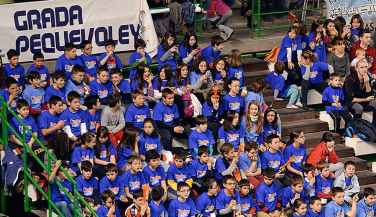Masivo Evento Pequevoley en Cáceres con motivo de la Copa del Rey