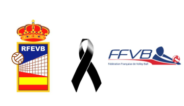 Mensaje de condolencias a la Federación Francesa de Voleibol por los atentados de París