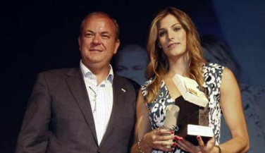 Alba Sánchez recibe el premio de Mejor Deportista de Extremadura 