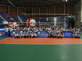 Evento Pequevoley Copa de la Reina