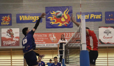 Vikings Volei Prat no puede con la solidez de Indescar Zaragoza