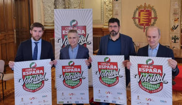 La Copa de España de Voleibol Júnior, Juvenil y Cadete fue presentada en Valladolid. 