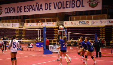 Ilusión y un gran ambiente de voleibol en el estreno de la Copa de España en Valladolid