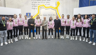 Heidelberg Volkswagen recibe el homenaje del Cabildo de Gran Canaria por su título de Supercopa