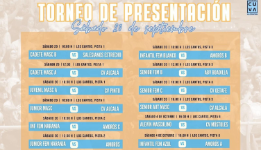 El Club Unificado Voleibol Alcorcón presenta a sus equipos en el Torneo de Presentación