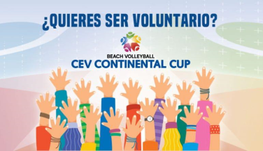 Abierto el proceso de voluntariado para la CEV Continental Cup de Vóley Playa