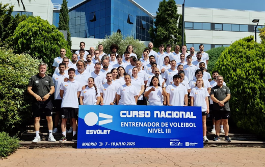 Madrid y Barcelona, sedes del Curso de Entrenadores de Voleibol de Nivel III